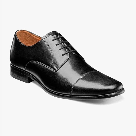 FLORSHEIM POSTINO Cap Men’s Toe Oxford in black size 9.5D main image 9